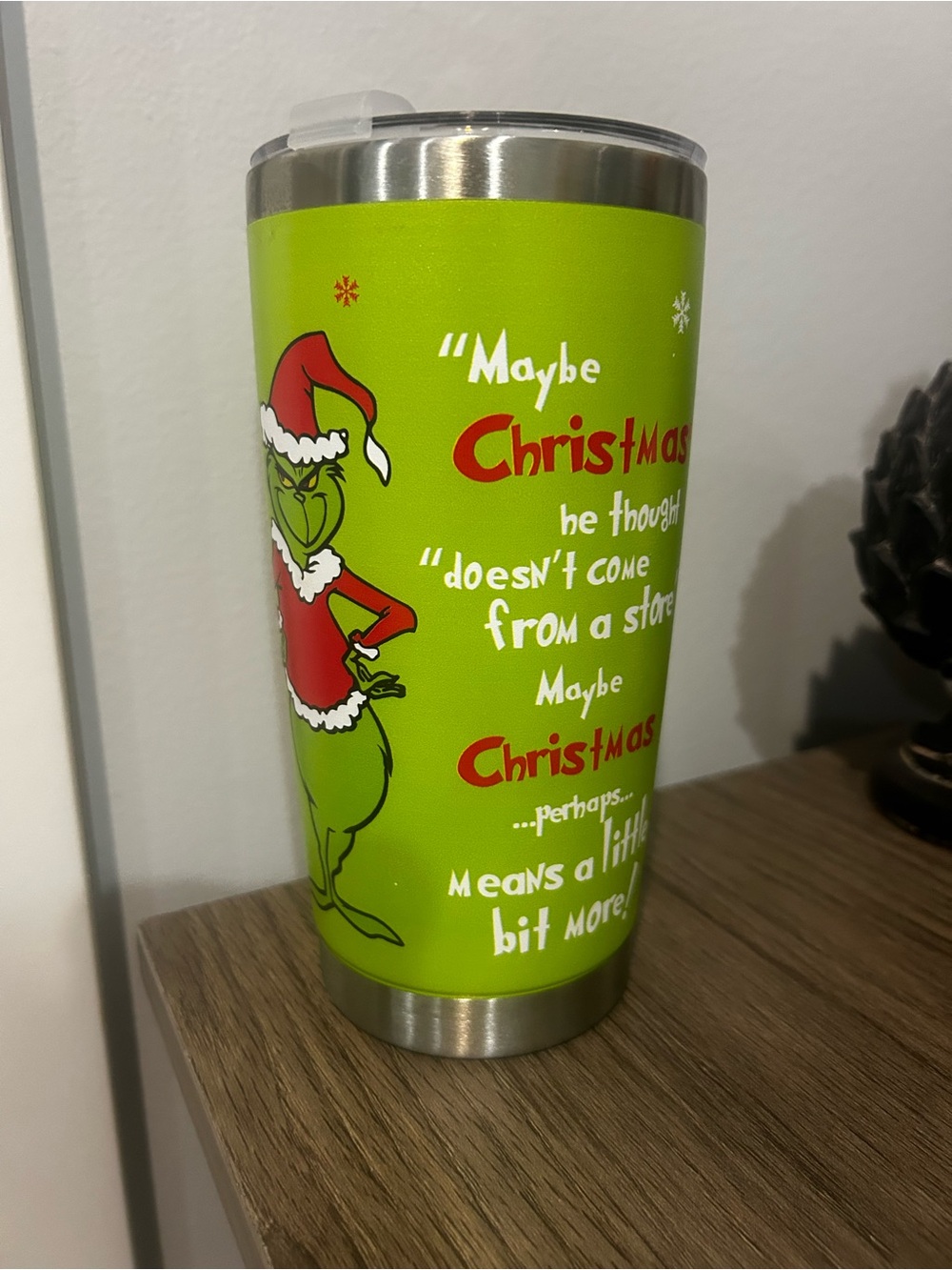 Brand new The Grinch Holiday Travel Tumbler - Stainless Steel Drinkware